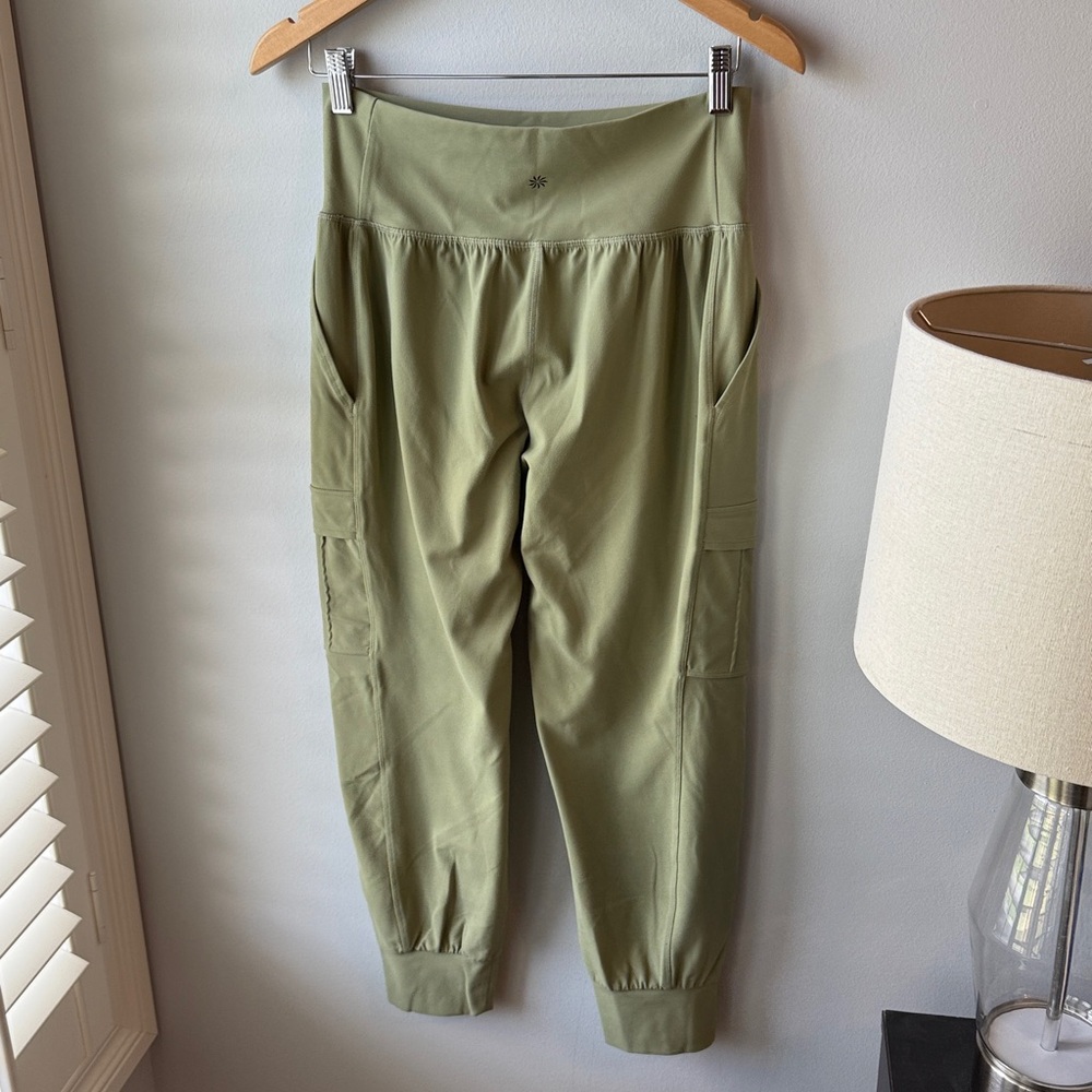 Athleta Salutation Cargo Jogger in Eucalyptus Olive‎ Green - Picture 7 of 10